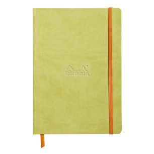 Rhodia Softcover Notebook - A5 - Anise Green - Dotted